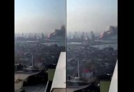 Ucrânia afirma ter destruído grande navio de guerra russo em Berdyansk