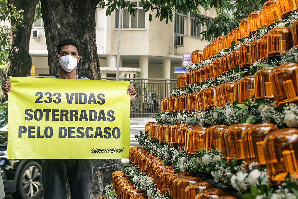 greenpeace protesto