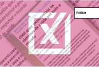 Texto no Telegram espalha teoria conspiratória sobre tratado internacional da OMS