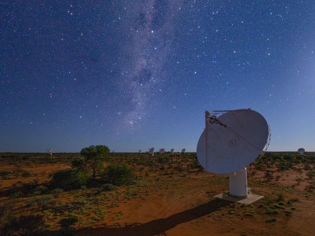 O radiotelescópio ASKAP está localizado no oeste da Austrália / © Alex Cherney/Csiro