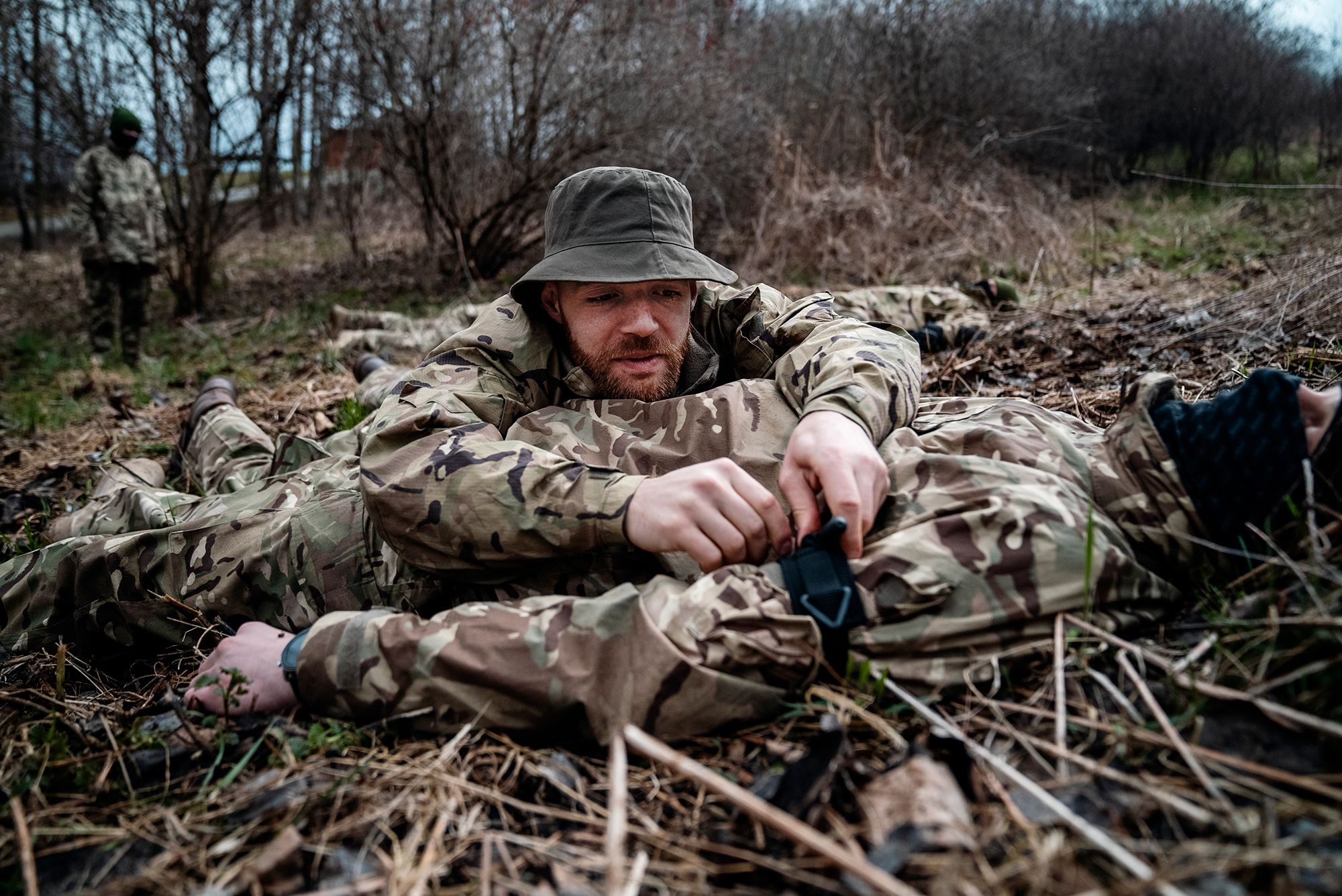 Um grupo de dissidentes de Belarus treina para se juntar aos ucranianos na guerra contra a Rússia / Li-Lian Ahlskog Hou/CNN