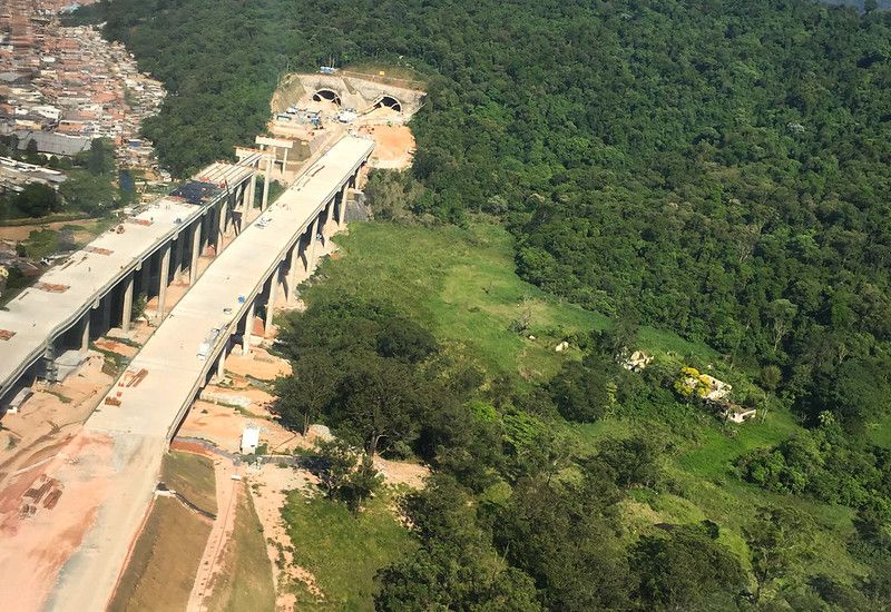 obras rodoanel norte trecho norte