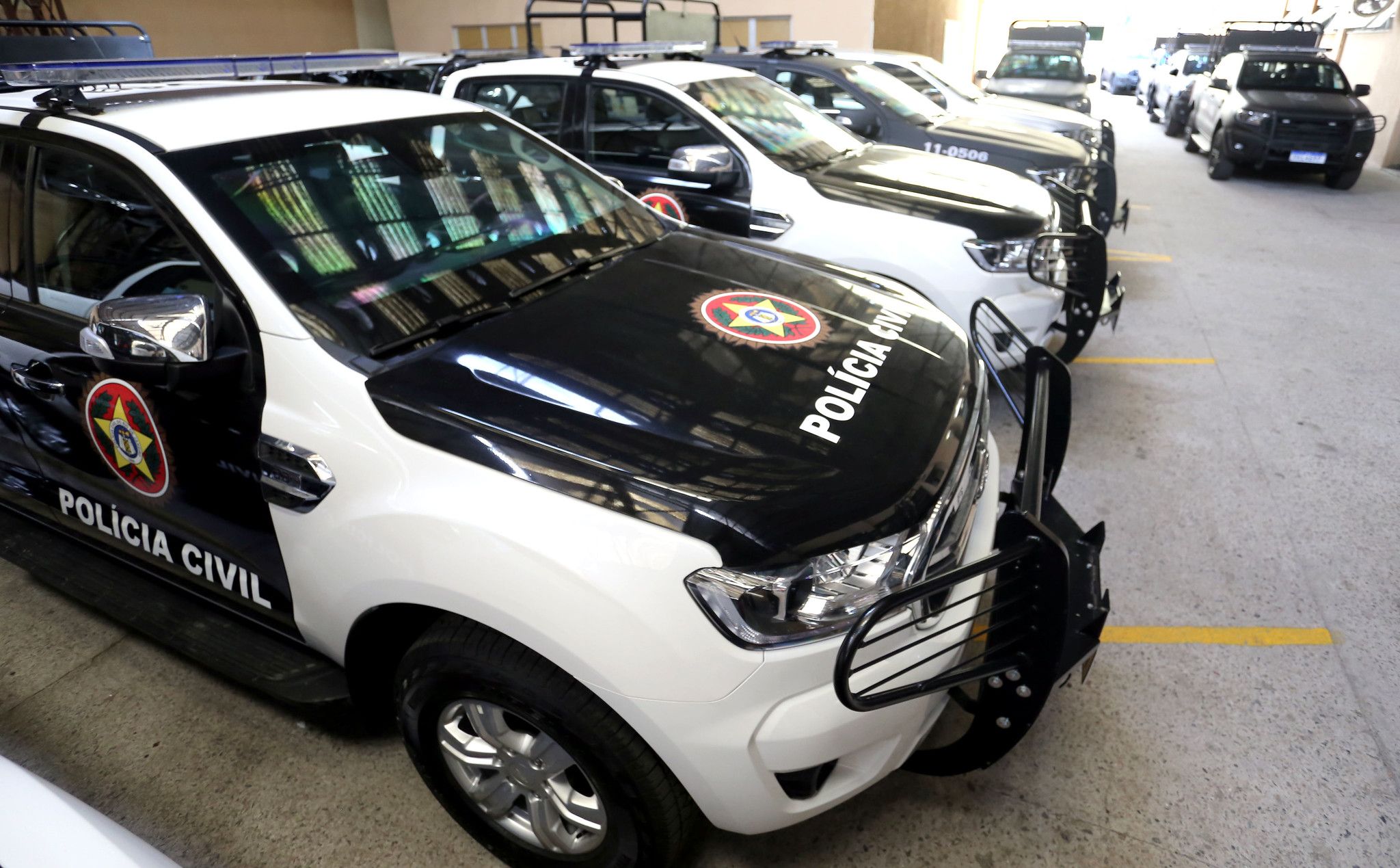Viaturas da Polícia Civil do Rio de Janeiro