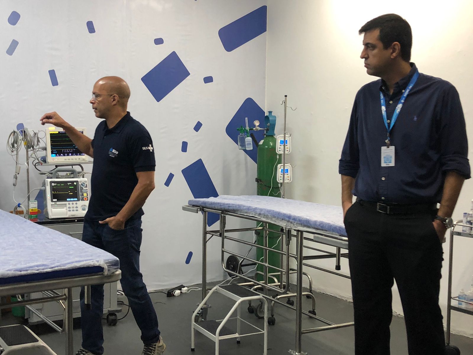 Postos médicos montados no Rio de Janeiro / Isabelle Saleme / CNN