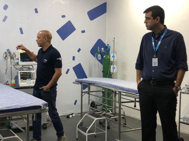 Postos médicos montados no Rio de Janeiro / Isabelle Saleme / CNN