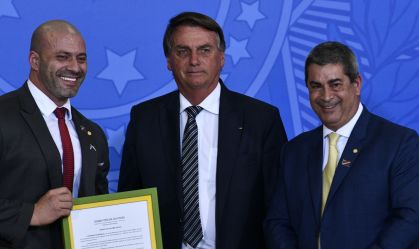 JAIR BOLSONARO COM DANIEL SILVEIRA