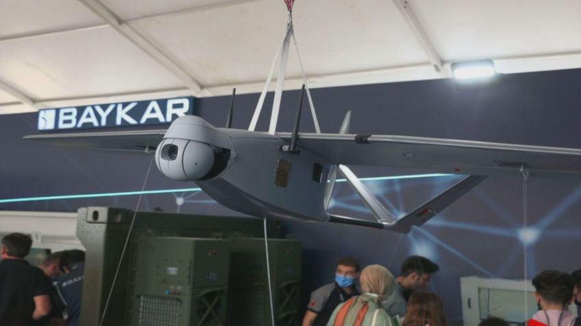 Uso de drones tem sido uma marca do conflito entre Rússia e Ucrânia / Reprodução/CNN