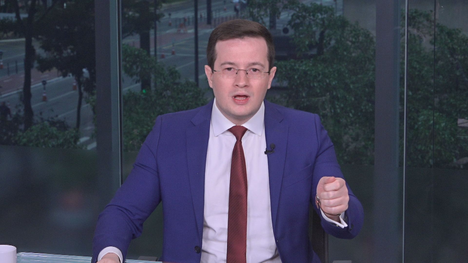 Ricardo Baronosvky no quadro Liberdade de Opinião