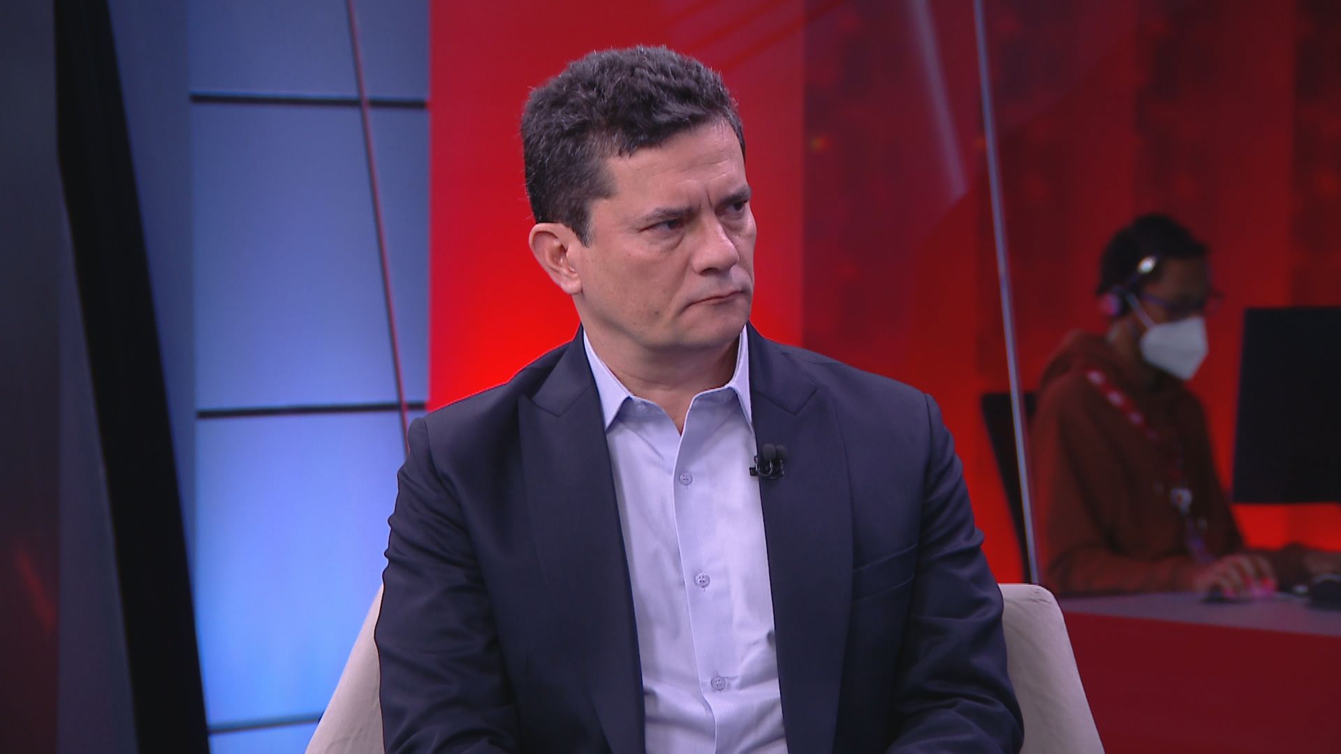 Ex-ministro Sergio Moro em entrevista à CNN