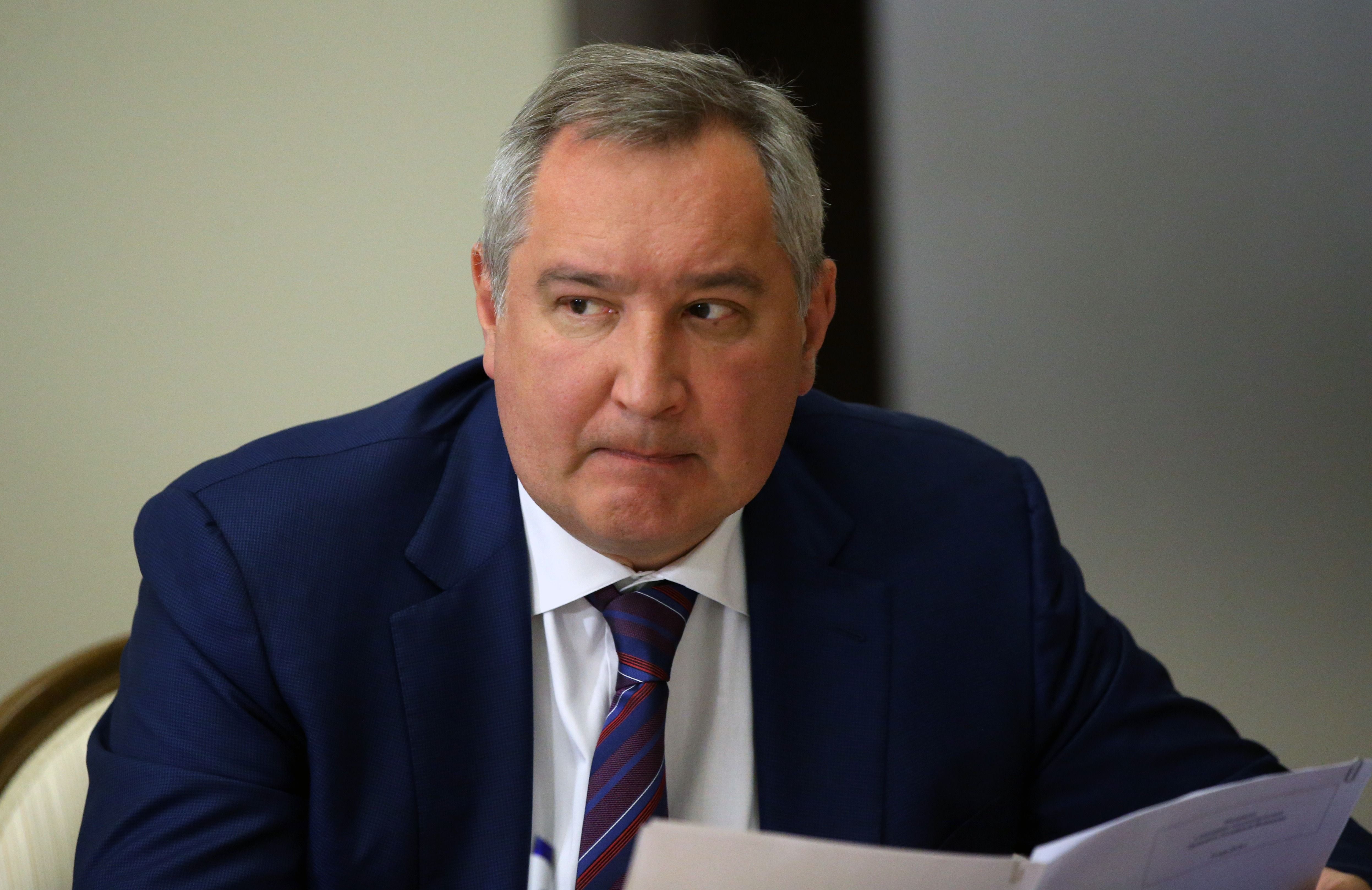 Dmitry Rogozin, diretor da agência espacial russa Roscosmos