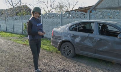 Equipe da CNN Portugal registra bombardeio em Dnipro