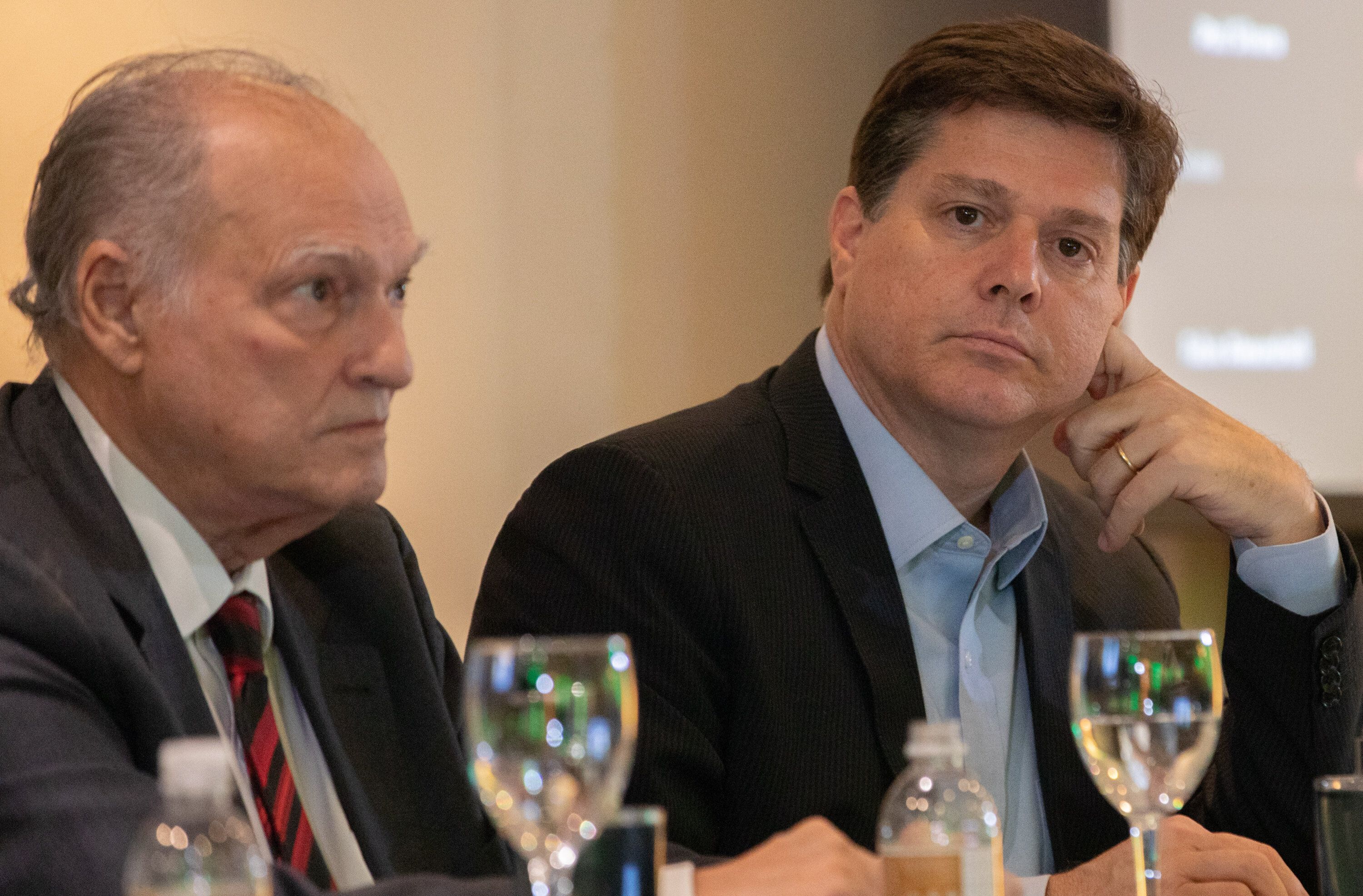 Baleia Rossi (MDB) e Robert Freire (Cidadania) participam de evento com empresários e organizações da sociedade civil para discutir candidatura de terceira via