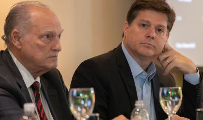 Baleia Rossi (MDB) e Robert Freire (Cidadania) participam de evento com empresários e organizações da sociedade civil para discutir candidatura de terceira via