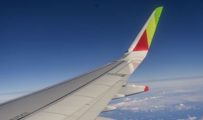 Winglet de uma aeronave modelo Airbus A321neo da TAP