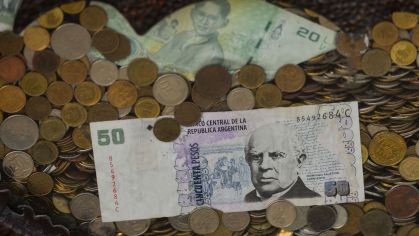 Alta inflação reduz o poder de compra do peso argentino