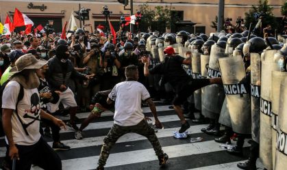 Protests in Lima
