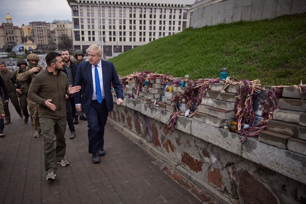 Boris Johnson-Volodymyr Zelenskyy meeting in Kyiv