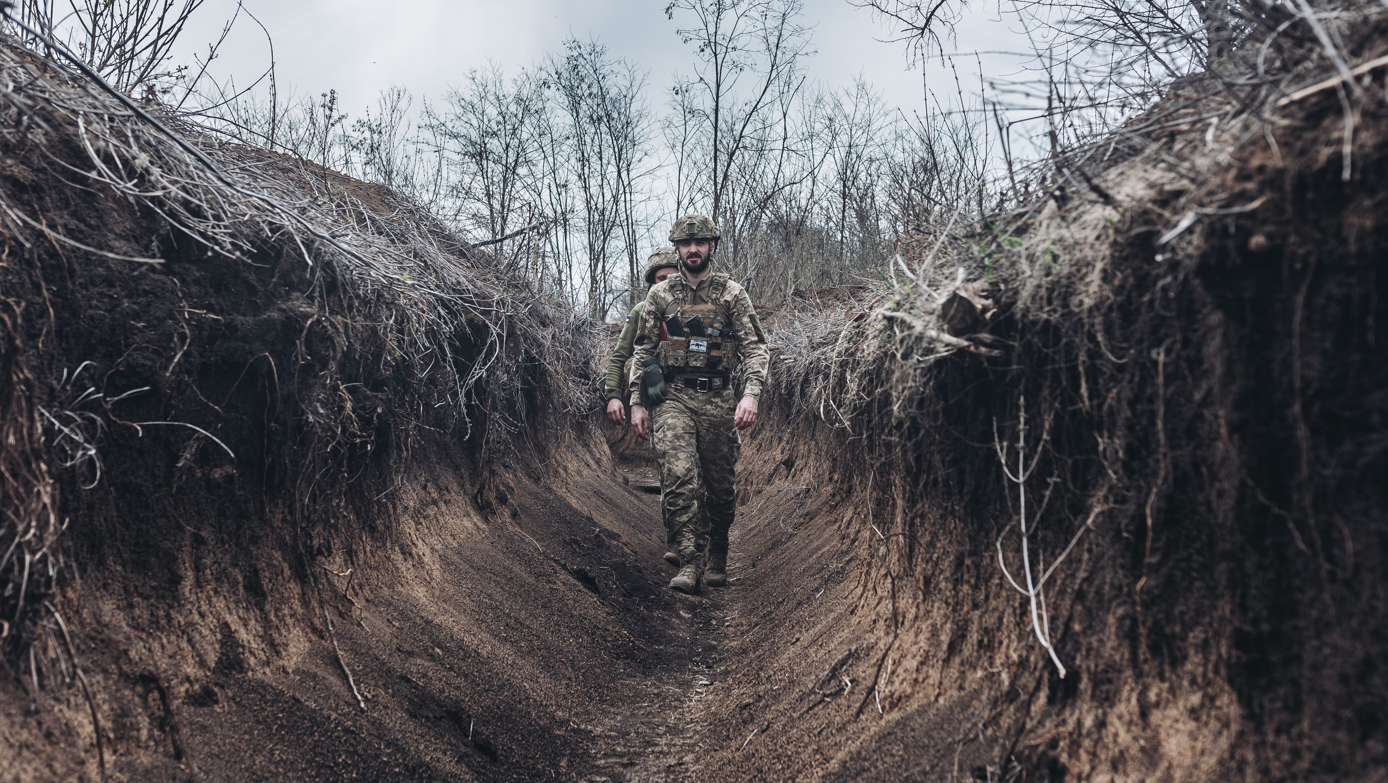 Ukrainian frontline in Donbass