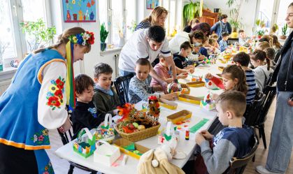 Ukrainian Refugees Prepare For Easter