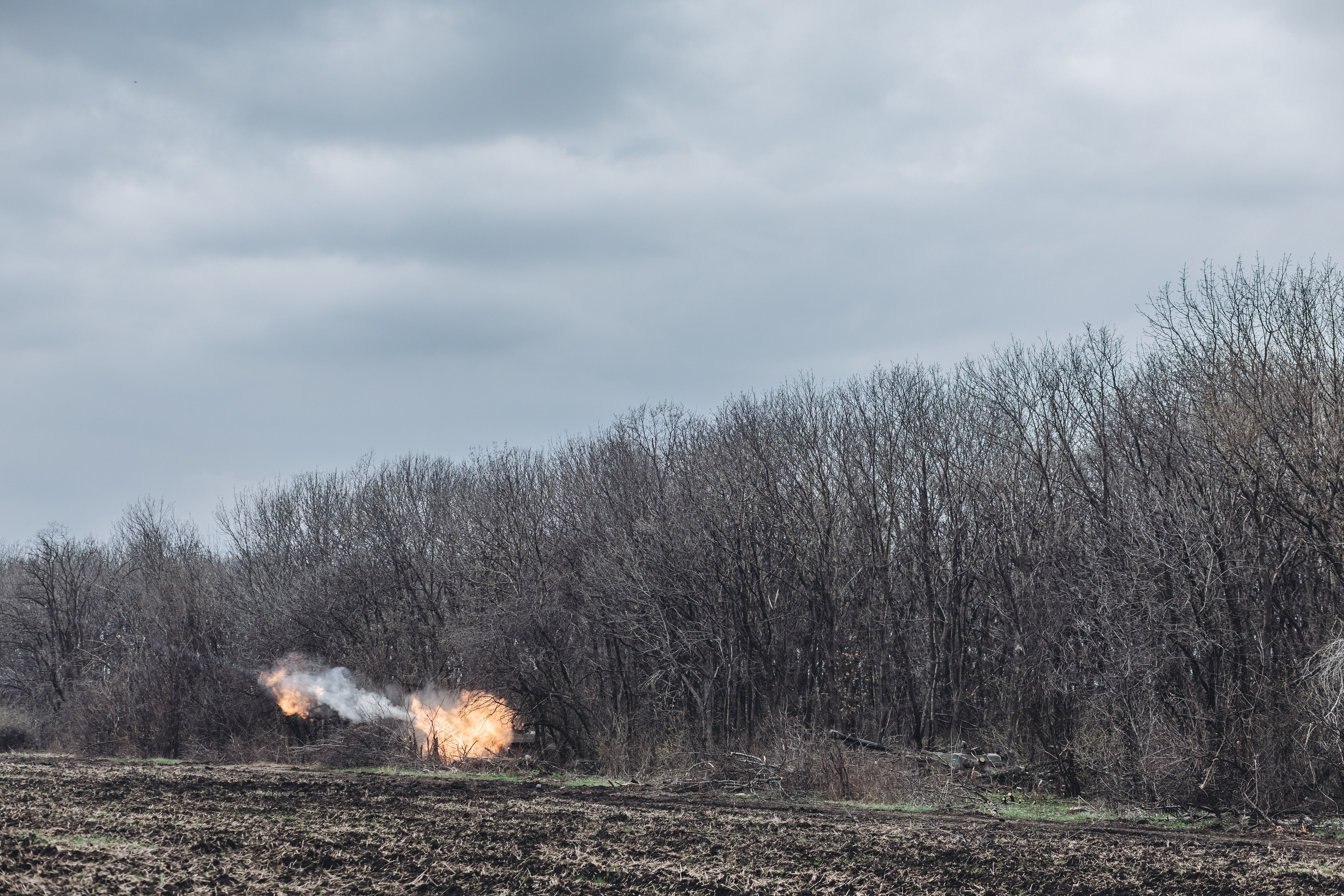 Ukrainian frontline in Donbass