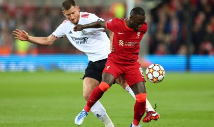 Na Champions, Liverpool empata com Benfica e passa para a semifinal