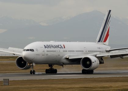 Avião modelo Boeing 777 da Air France