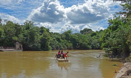 Crossing the Pindaré River, Brazil, 2017