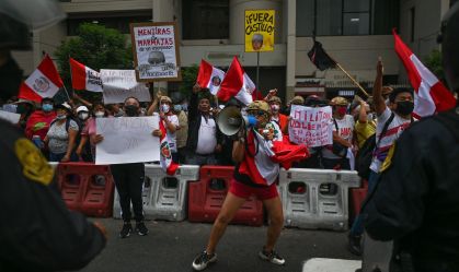 Manifestações Peru Castillo