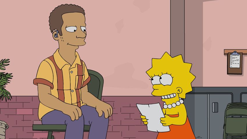 Lisa Simpson com o personagem surdo Monk Murphy no episódio / Fox/20th Television