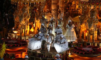 Desfile da Grande Rio na Sapucaí em 2022