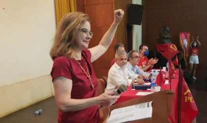 PCB oficializa candidatura de Sofia Manzano à Presidência