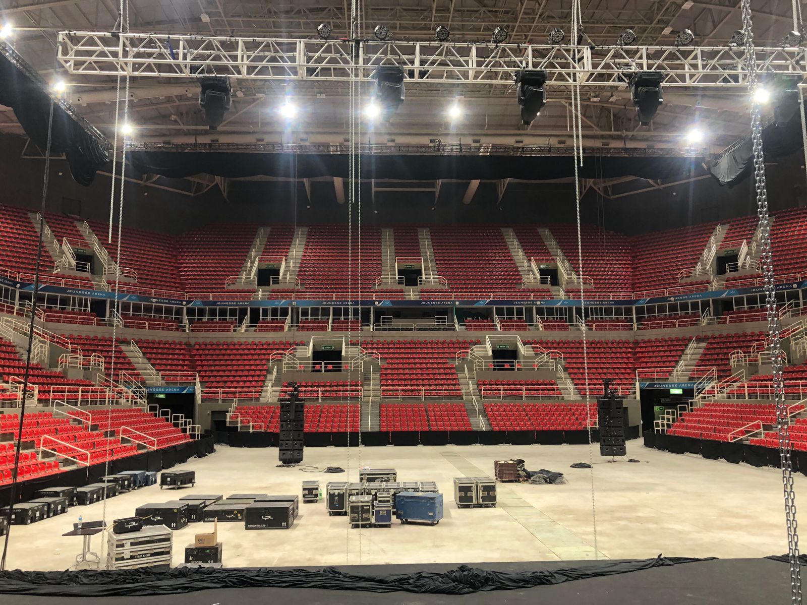 Com capacidade para 18 mil pessoas, Jeunesse Arena tem eventos programados para todos os fins de semana até 2023