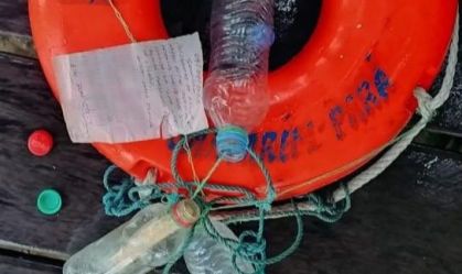 Bilhete em garrafa ajuda Marinha a resgatar seis náufragos no Pará