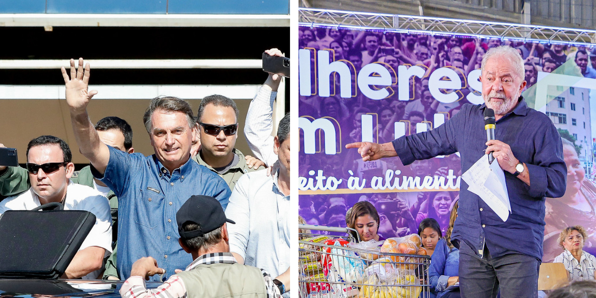 Presidente Jair Bolsonaro em Uberaba; Lula falou na Brasilândia
