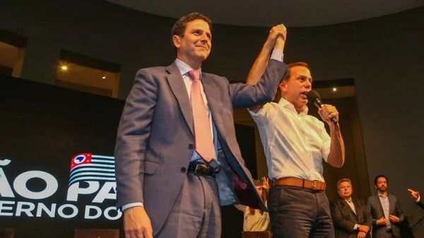 O presidente do PSDB, Bruno Araújo, e o ex-governador de SP João Doria