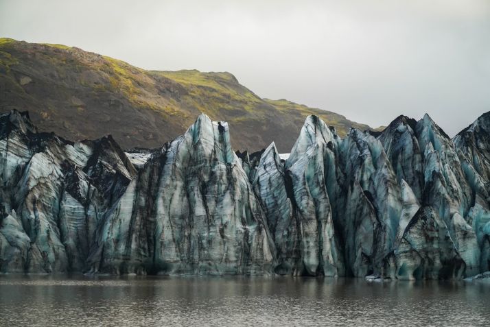 Frente da geleira Sólheimajökull, na costa Sul da Islândia / Temujin Doran/CNN