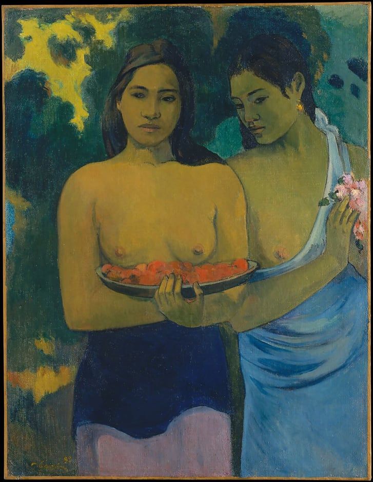 Obra "Duas Mulheres Taitianas", de Paul Gauguin / Paul Gauguin/Metropolitan Museum of Art