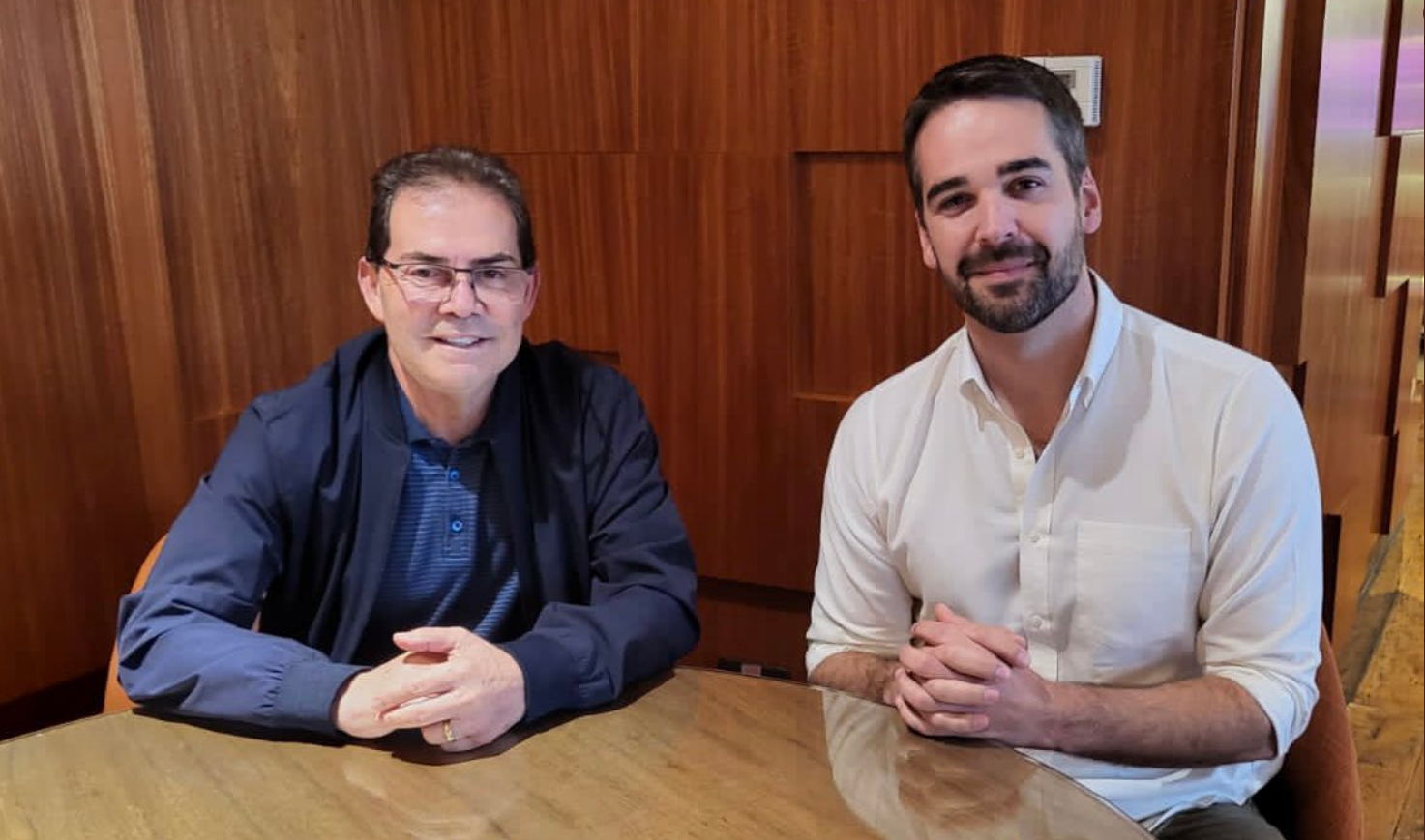 Paulinho da Força encontra com Eduardo Leite, em São Paulo