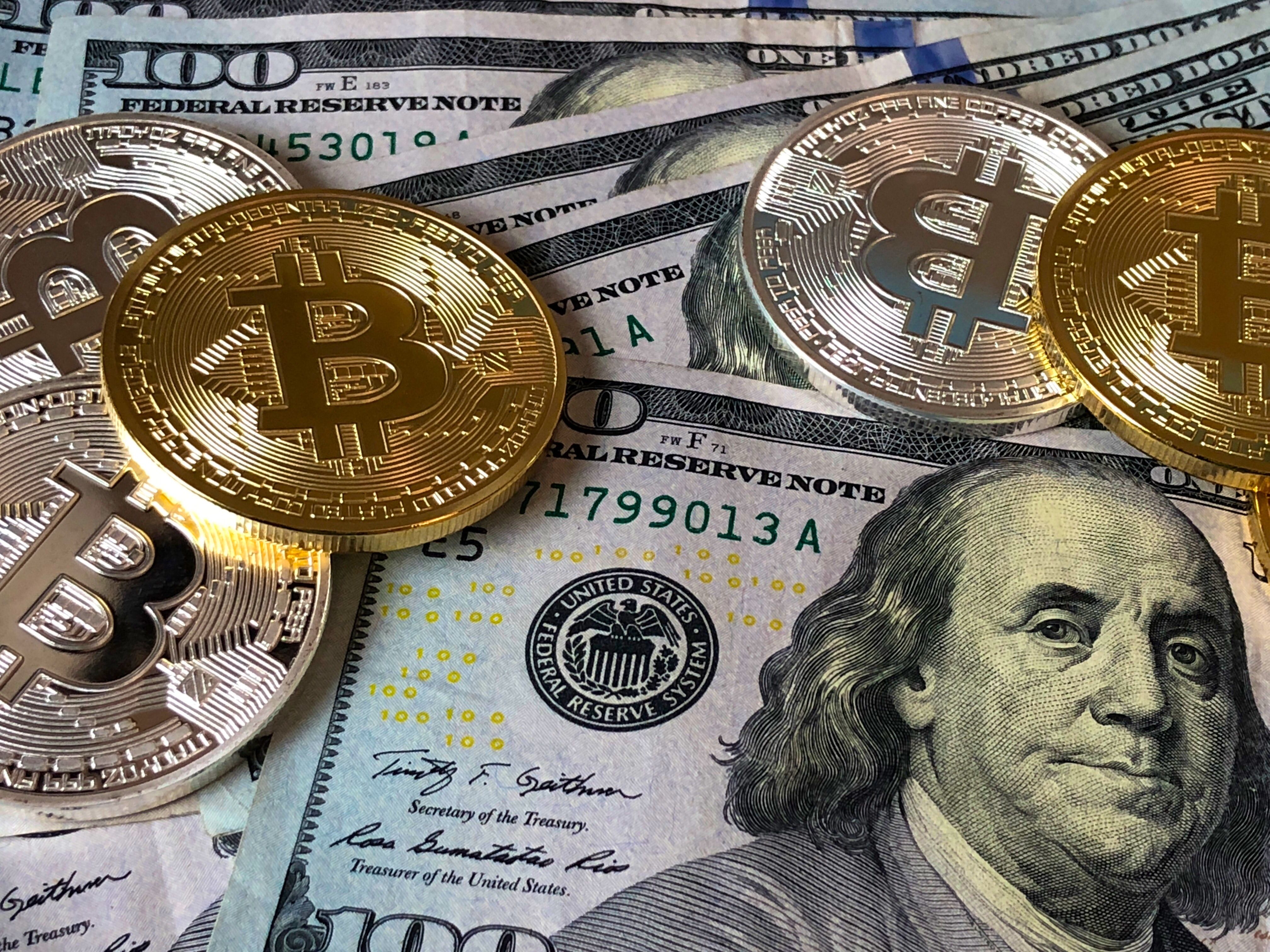 dólar cripto criptomoeda bitcoin
