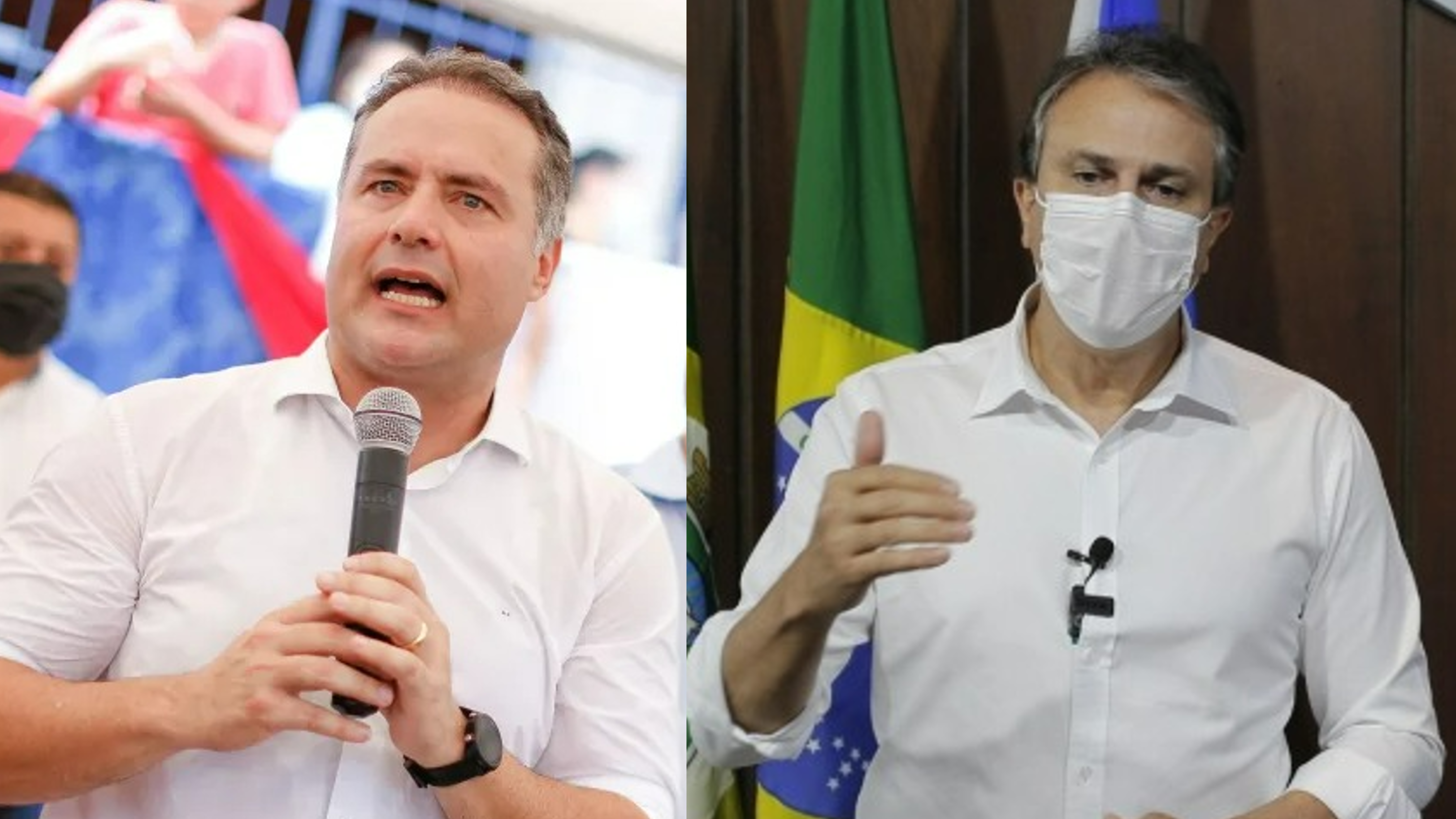 Renan Filho (à esq.) e Camilo Santana; ex-governadores, eles devem tentar uma vaga no Senado