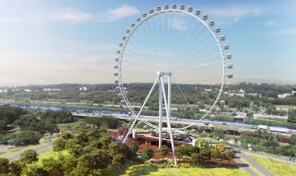 Maior roda gigante da América Latina, com 91m, será inaugurada em Parque de SP