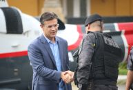 Rodrigo Garcia busca aproximação com policiais em agendas como governador