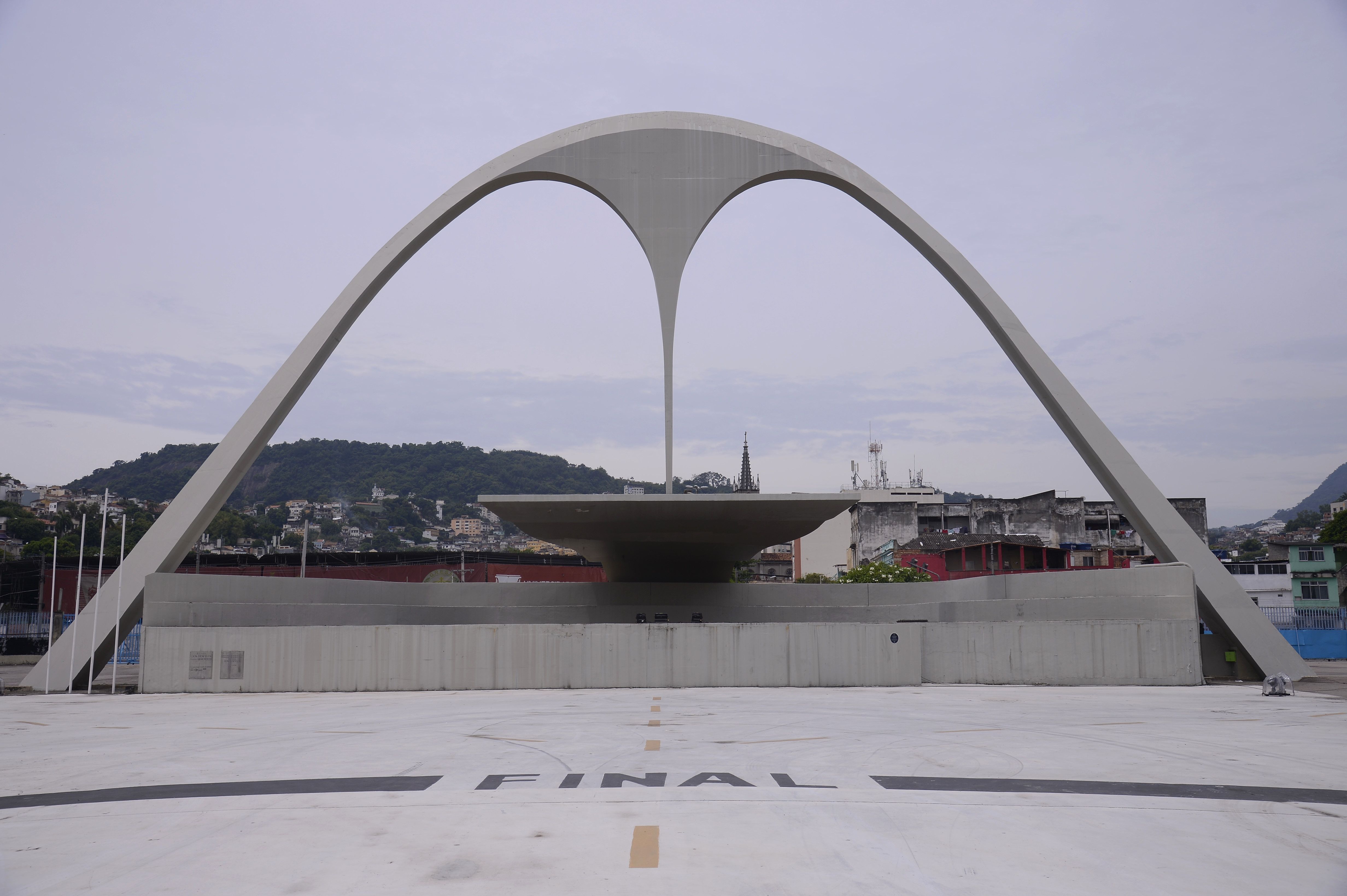 Sambódromo da Marquês de Sapucaí vazio no Rio de Janeiro (RJ) | carnaval