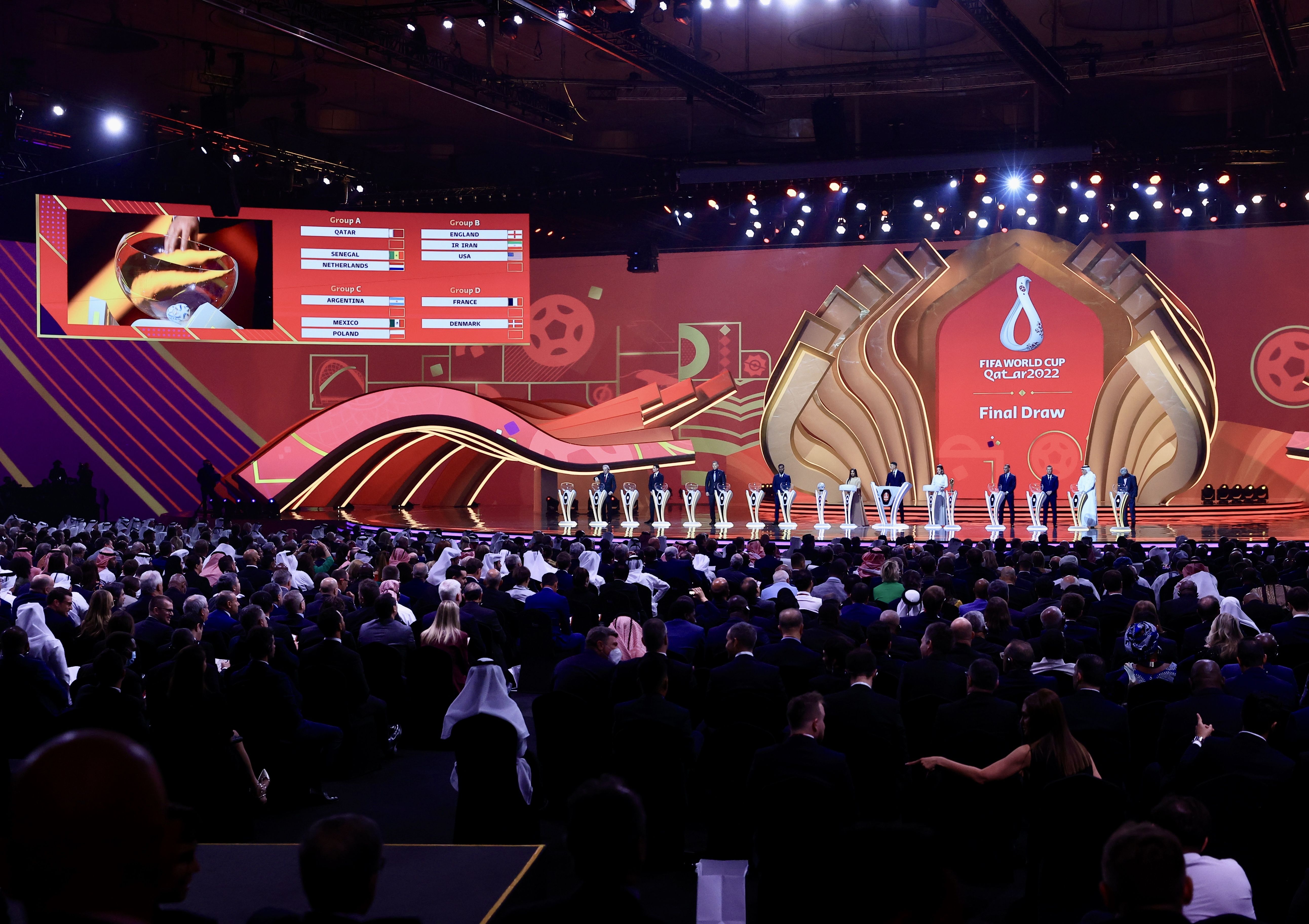 FIFA World Cup 2022: groups announced copa do mundo sorteio catar 2022