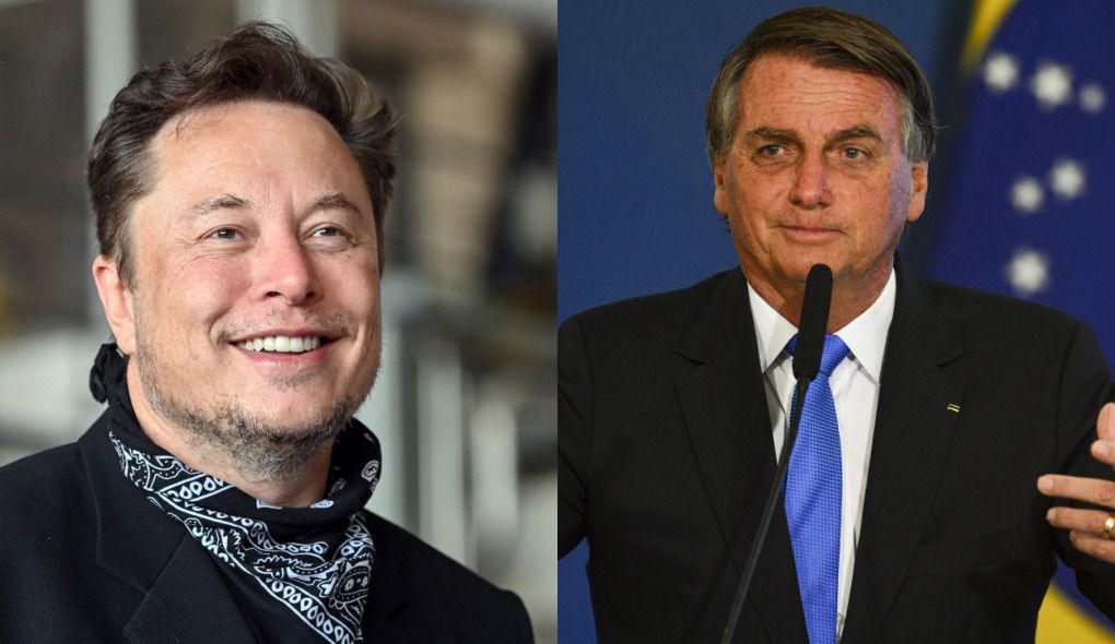 Bolsonaro e Musk deverão se encontrar nesta sexta (20)