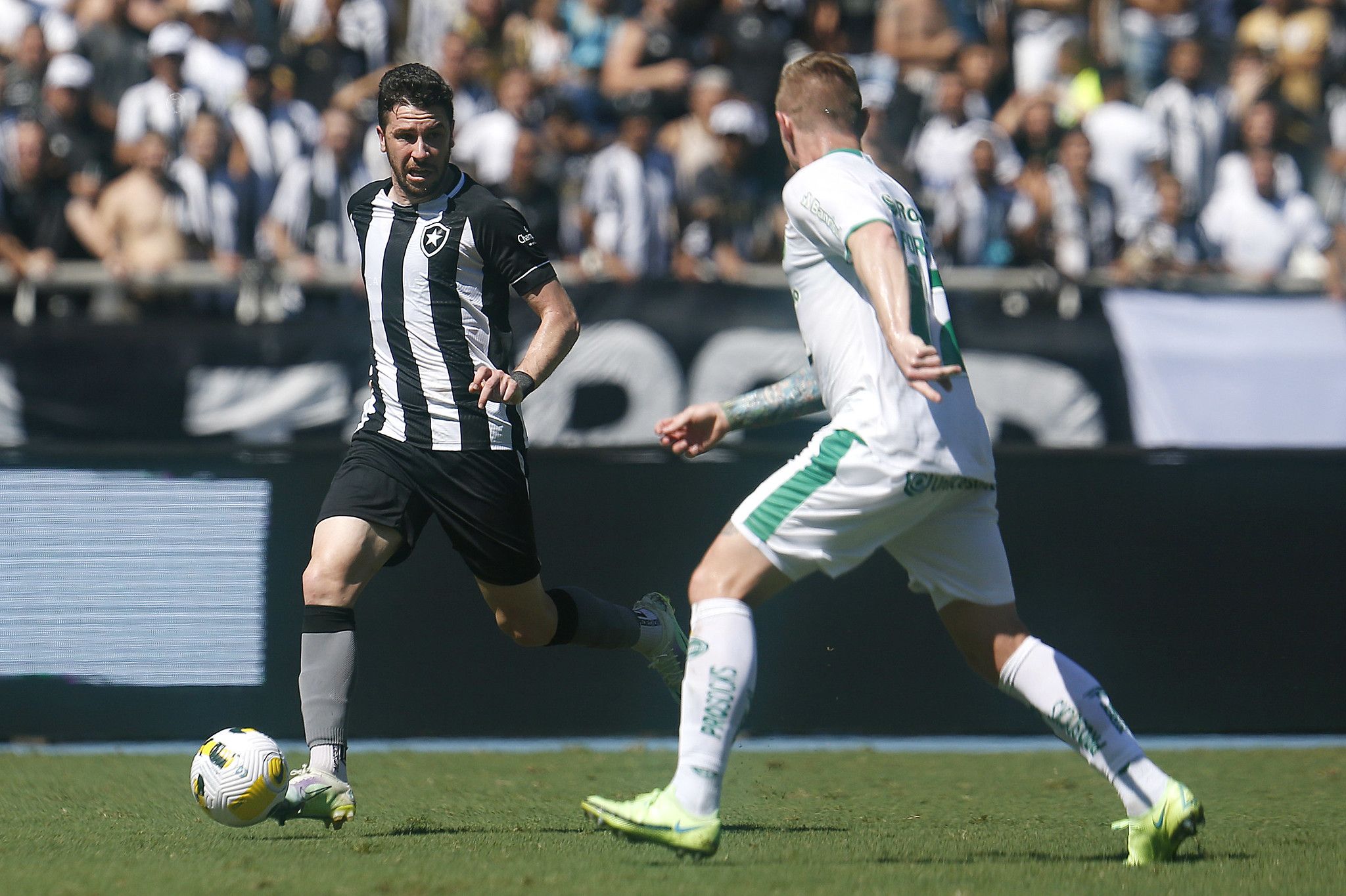 No Nilton Santos, Botafogo e Juventude ficaram no 1 a 1 neste domingo (1º) / Vitor Silva/Botafogo