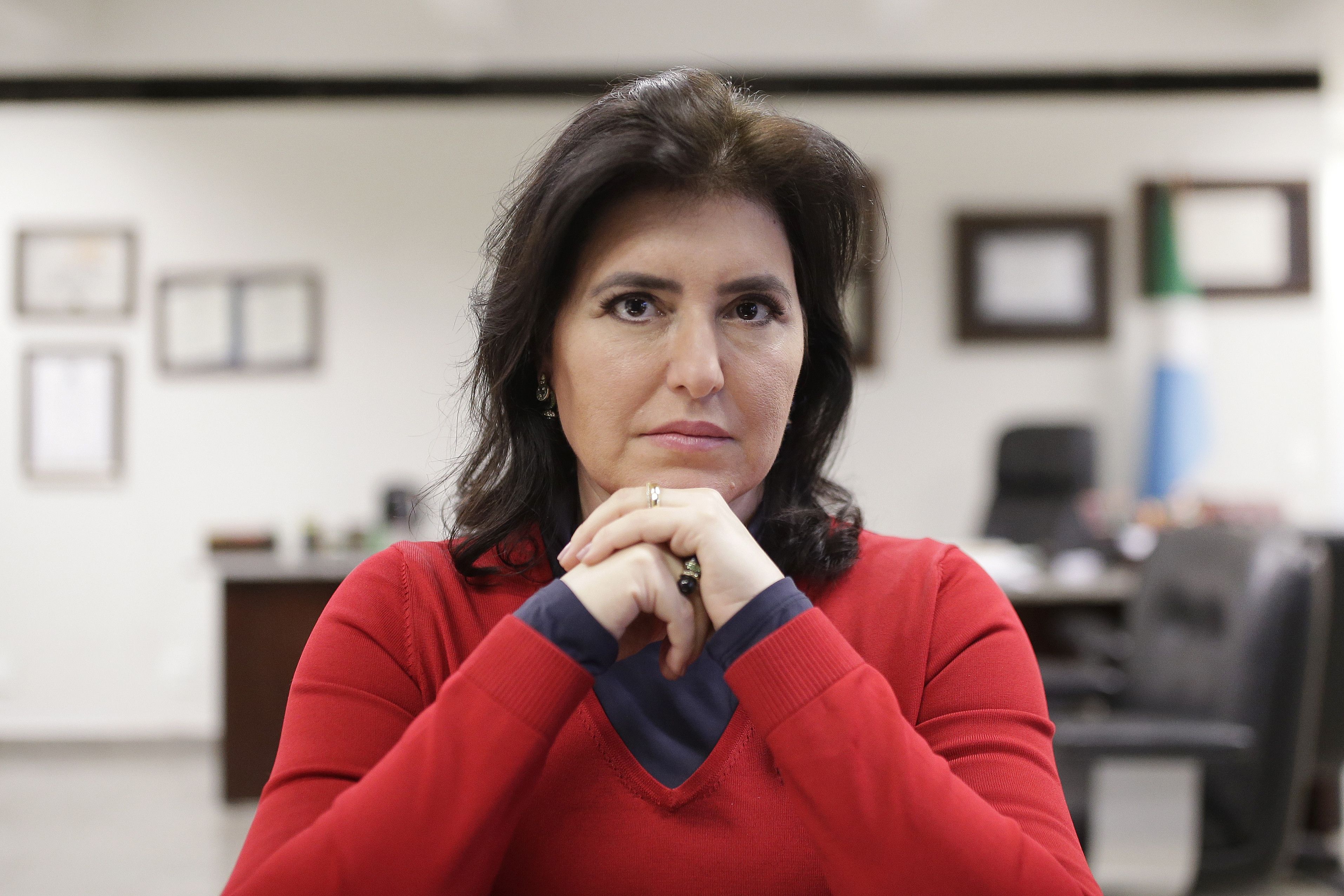 Simone Tebet diz que será candidata se vencer pesquisa, mesmo com ameaça de Doria