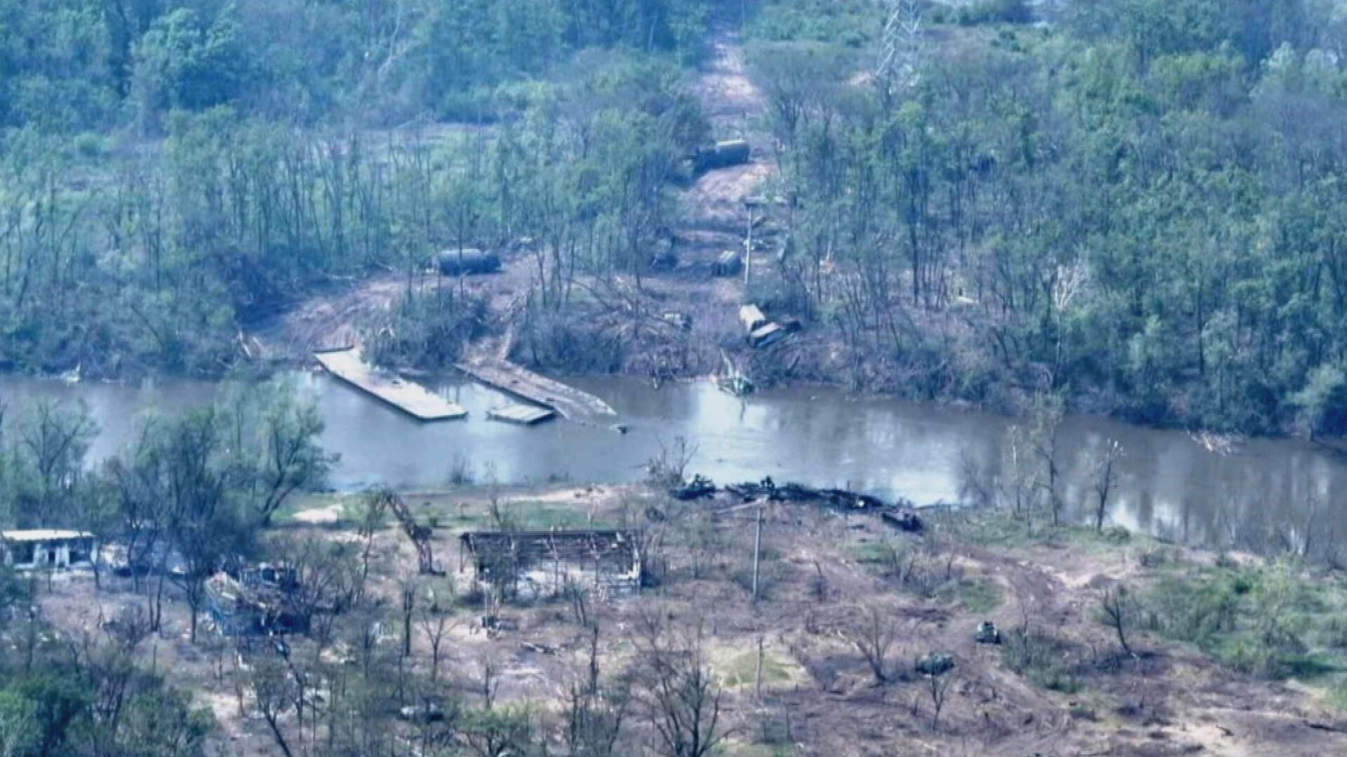 Forças russas tiveram centenas de baixas ao tentar transpor o rio Donets
