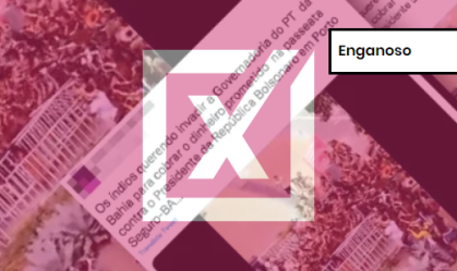 Protesto de indígenas na Bahia era por melhoria na educação e não ato contra Bolsonaro