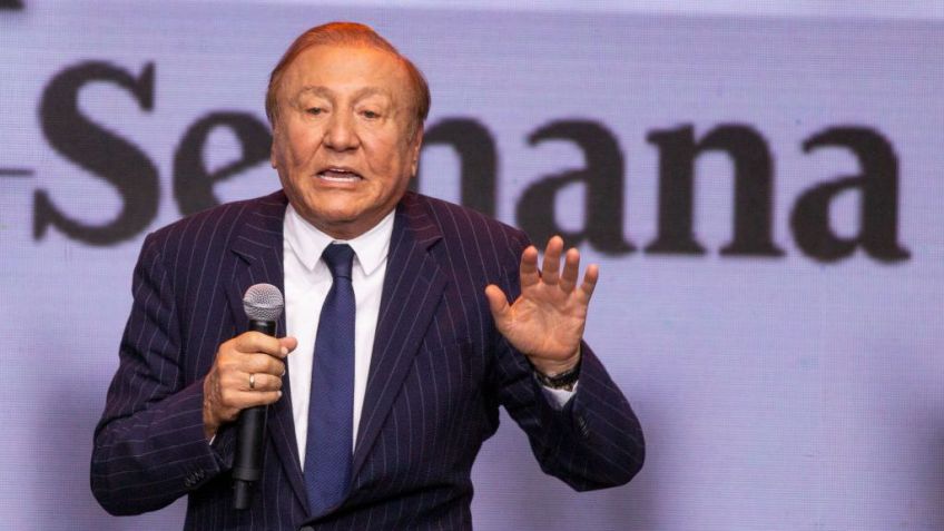 O candidato do partido político Liga de Gobernantes Anticorrupcion, Rodolfo Hernandez, no debate entre candidatos presidenciais no Club El Nogal, em Bogotá, Colômbia, em 25 de janeiro de 2021 / Foto de Daniel Garzon Herazo/NurPhoto via Getty Images)